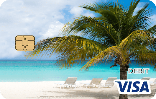 Bill Carson Photography Sunny Beach Visa Debit Card Design | CARD.com | Your Money, Your Way